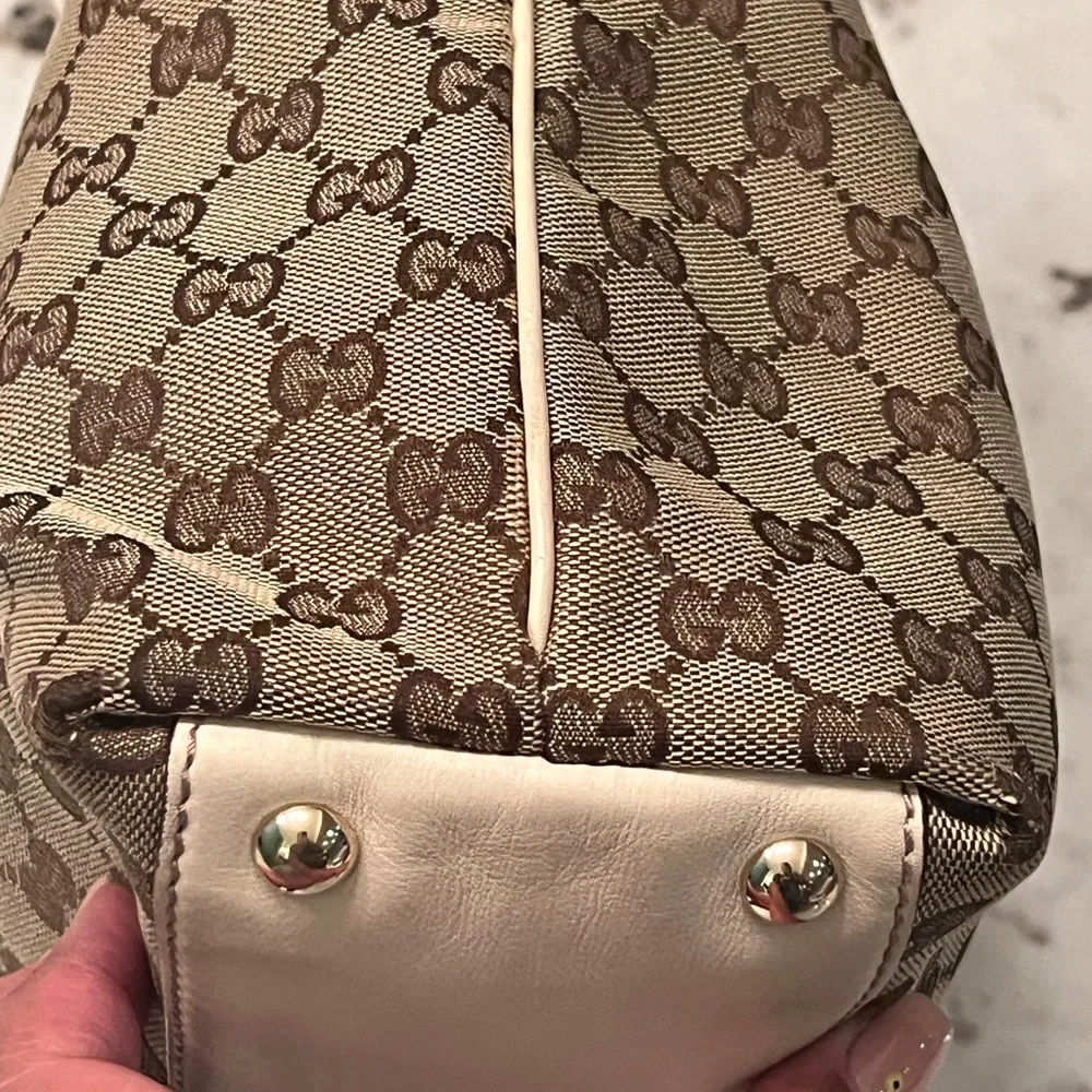 Pre-loved GUCCI GG Canvas New Britt Tote - Picture 5 of 11